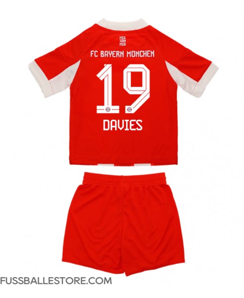 Günstige Bayern Munich Alphonso Davies #19 Heimtrikotsatz Kinder 2025-26 Kurzarm (+ Kurze Hosen) Günstige Bayern Munich Alphonso Davies #19 Heimtrikotsatz Kinder 2025-26 Kurzarm (+ Kurze Hosen)